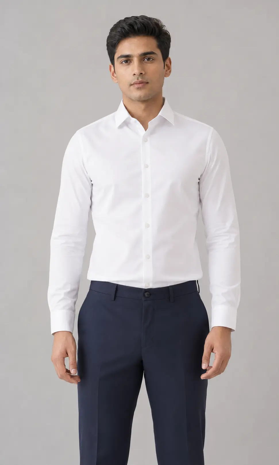The Executive Giza 60s White Shirt - Image 3