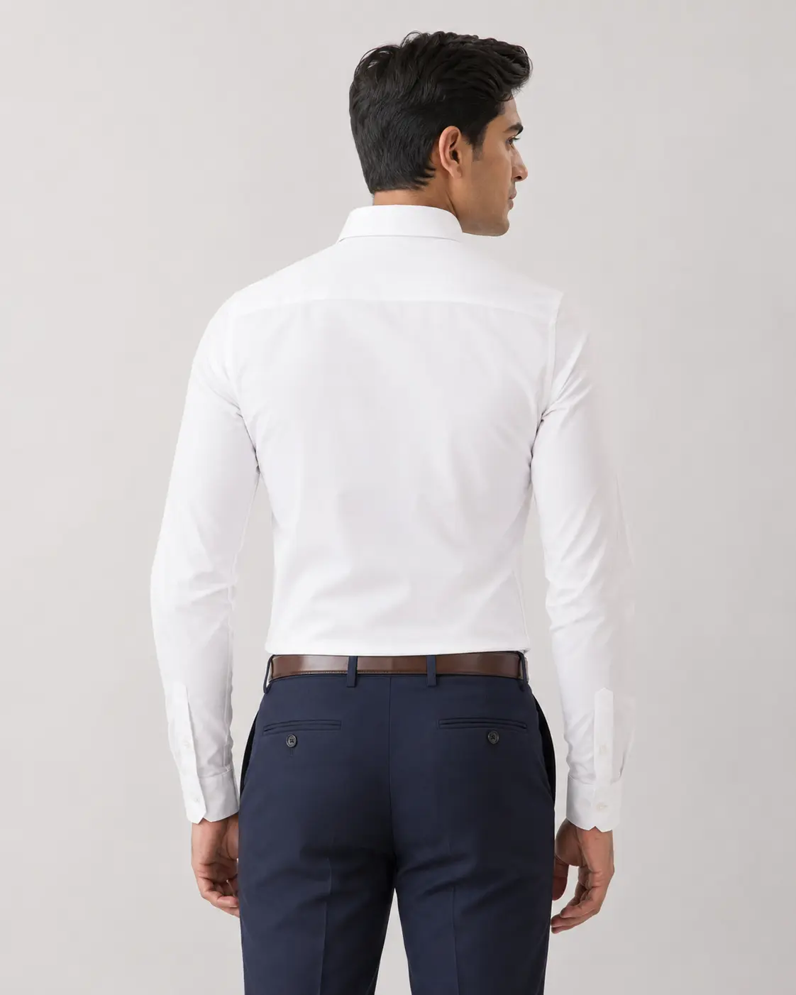 The Executive Giza 60s White Shirt - Image 5