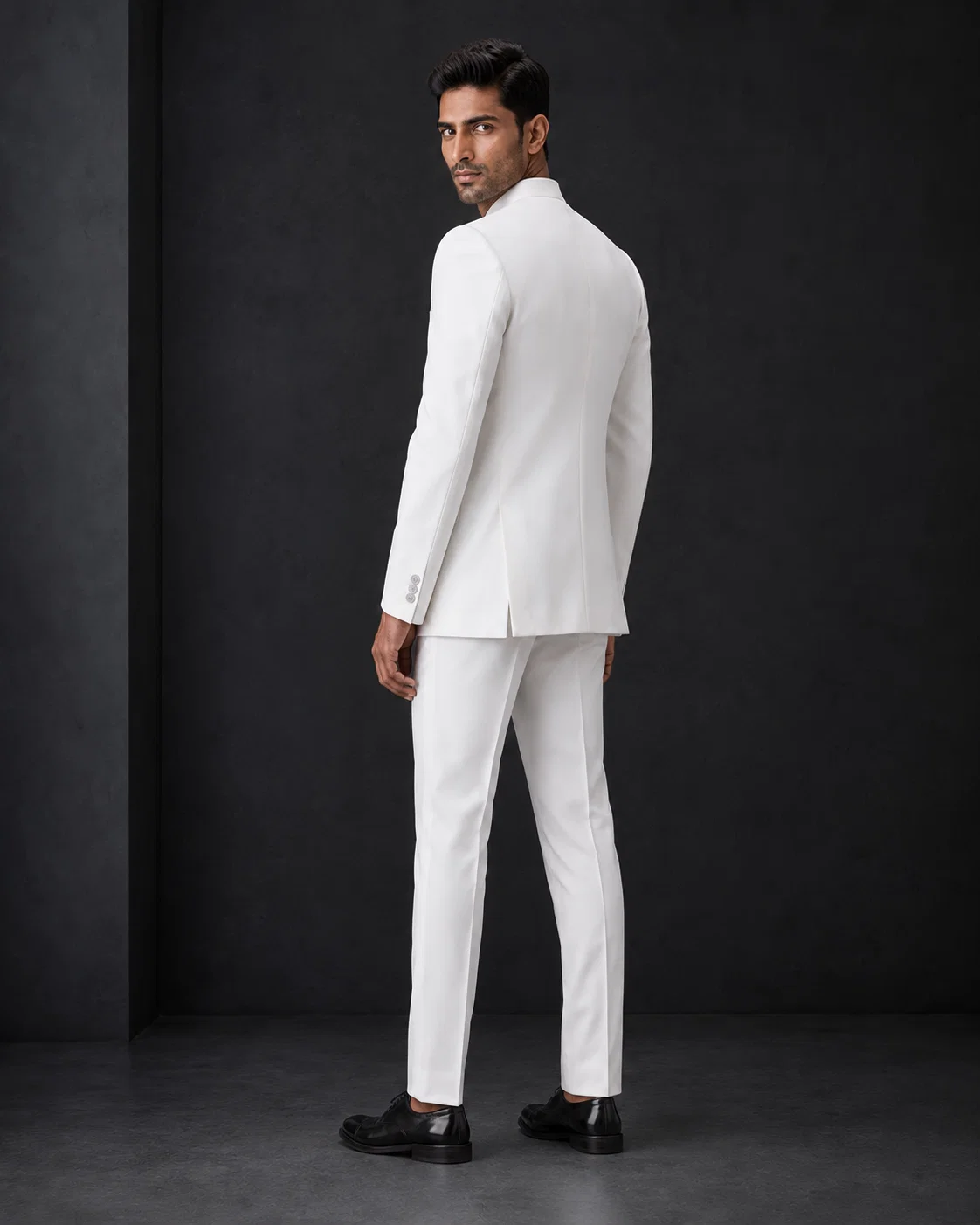The Executive White Bandhgala - Image 3