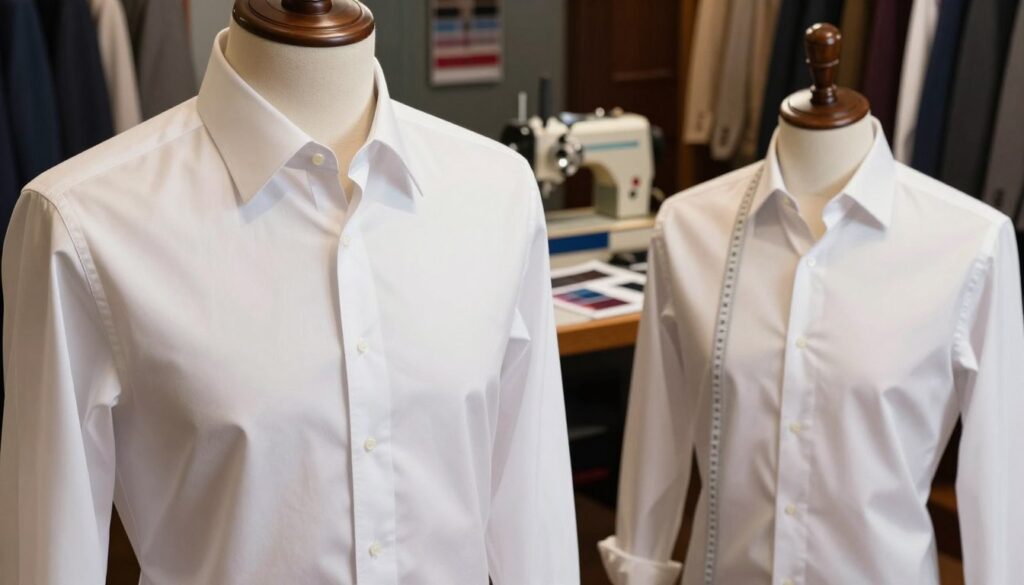 off-the-rack vs custom shirts
