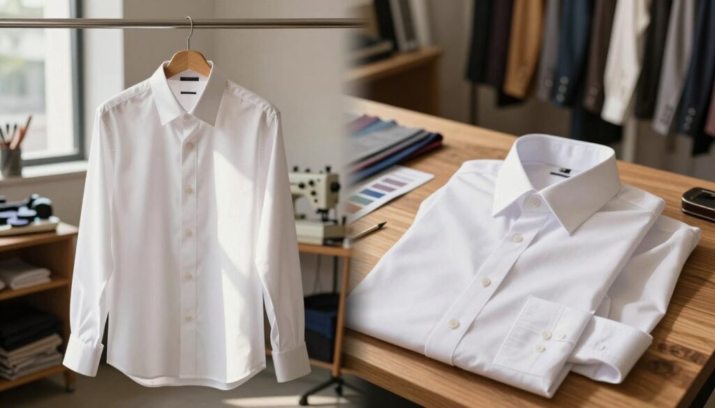 off-the-rack vs custom shirts