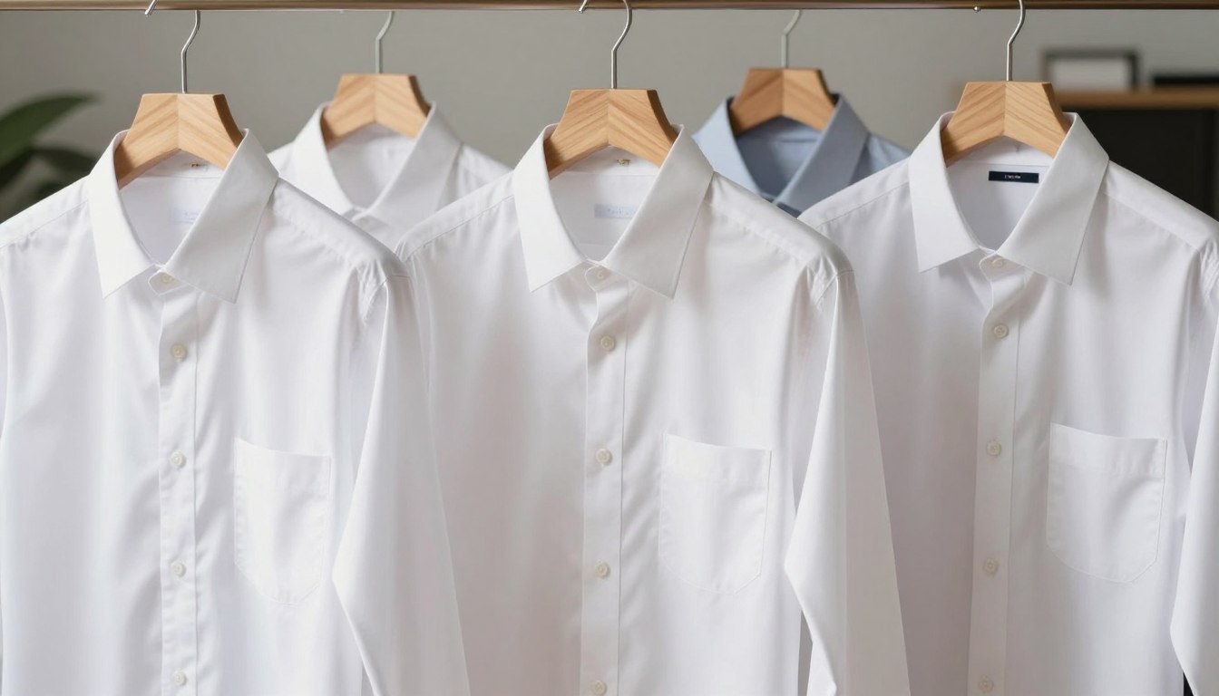 white shirts for professional men